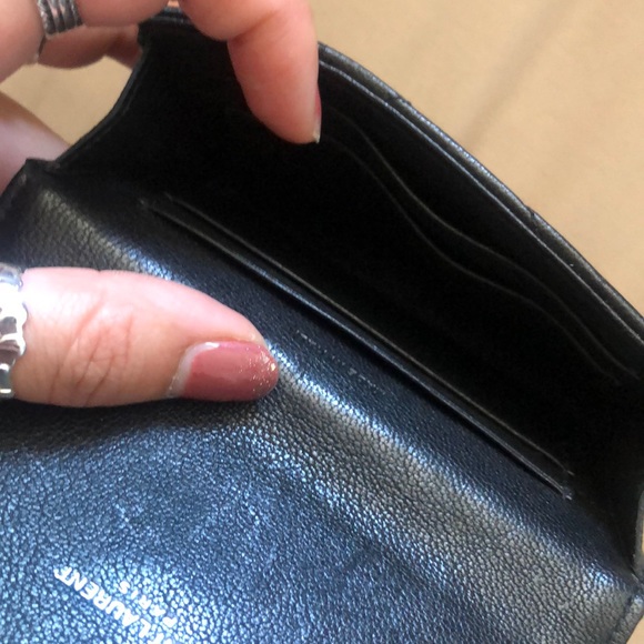 Small Monogram YSL Envelope Wallet - Picture 4 of 7